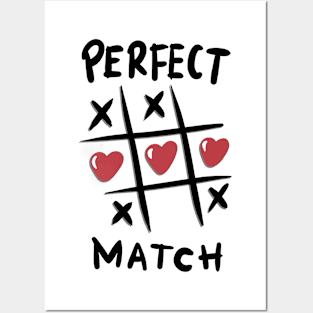 perfect valentine match Posters and Art